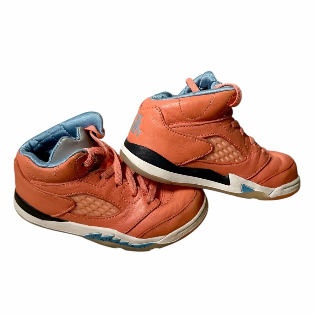 Jordan‎ 5 Retro TD We The Best Crimson Bliss Kids Size 9C DV4981-641 Dj Khaled